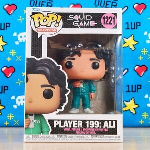 Funko PoP Television Squid Game Player 199 Ali #1221 Vinyl Figure + Protector